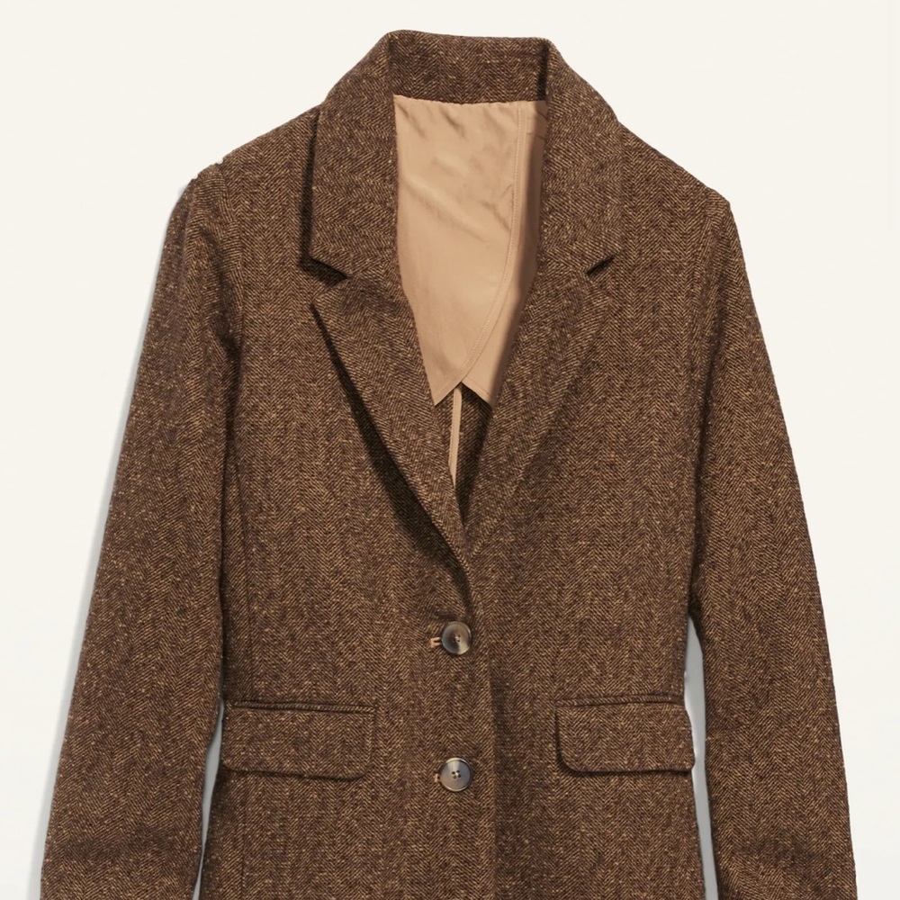 Soft-Brushed Oversized Blazer for
Women